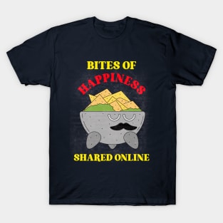 Food bloggers bite happiness online T-Shirt